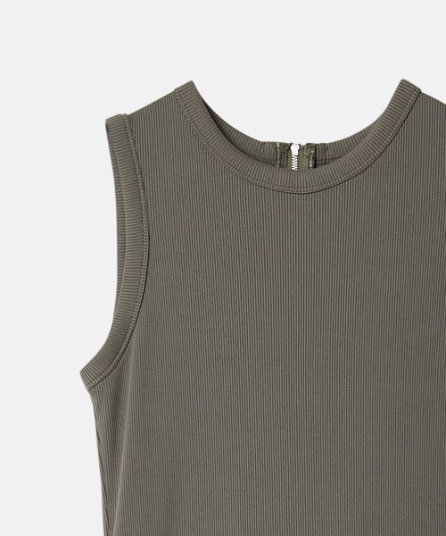 LE CIEL BLEU(ルシェルブルー)の「Bi-Material Fit and Flare Dress / バイマテリアルフィットアンドフレアドレス(ワンピース・レディース・ネイビー/ブラック/カーキ・36/38)」の7枚目の写真