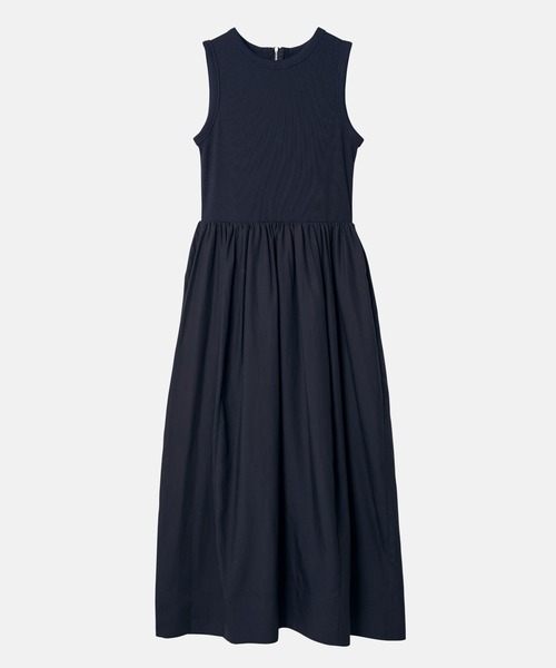 LE CIEL BLEU(ルシェルブルー)の「Bi-Material Fit and Flare Dress / バイマテリアルフィットアンドフレアドレス(ワンピース・レディース・ネイビー/ブラック/カーキ・36/38)」の16枚目の写真