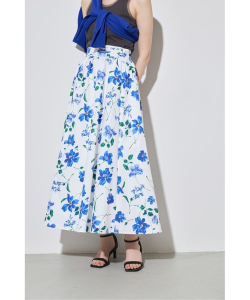 DRIES VAN NOTEN 花柄シルクシフォンフレアスカート 花柄フレアスカート（スカート）｜&. NOSTALGIA（アンドドット