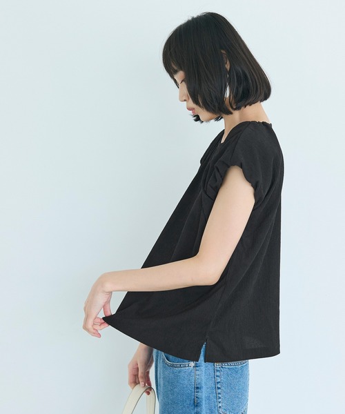coca(coca)(コカ)の「パフスリーブブラウス(シャツ/ブラウス・レディース・アイボリー/ブラック/A/B/C/D/ホワイト・M/L/S)」の15枚目の写真