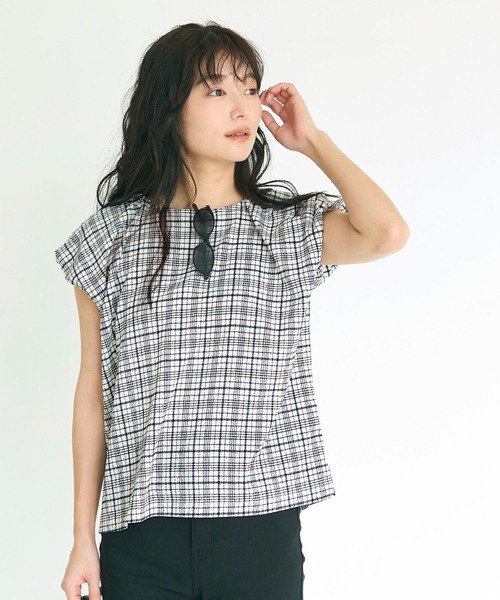 coca(coca)(コカ)の「パフスリーブブラウス(シャツ/ブラウス・レディース・アイボリー/ブラック/A/B/C/D/ホワイト・M/L/S)」の22枚目の写真