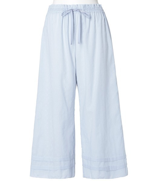 KID BLUE（キッドブルー）の「キッドブルー -２５カットドビーコットン -半袖パジャマ -KNBK375 -kidblue（ルームウェア/パジャマ・レディース・サックスブルー/ブラック・M）」の16枚目の写真