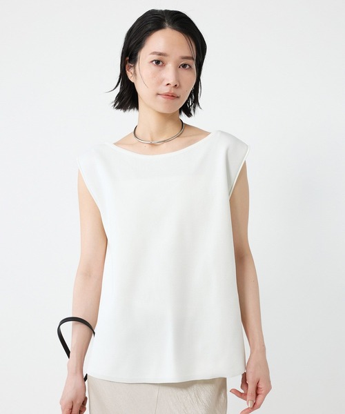 セール】ノースリ2WAYネックプルオーバー（Tシャツ/カットソー