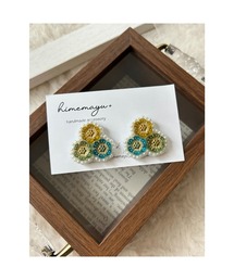 【himemayu】お花ピアス(MA)