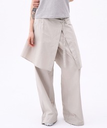 PLACE STUDIO／ボタンベルトスカートパンツ