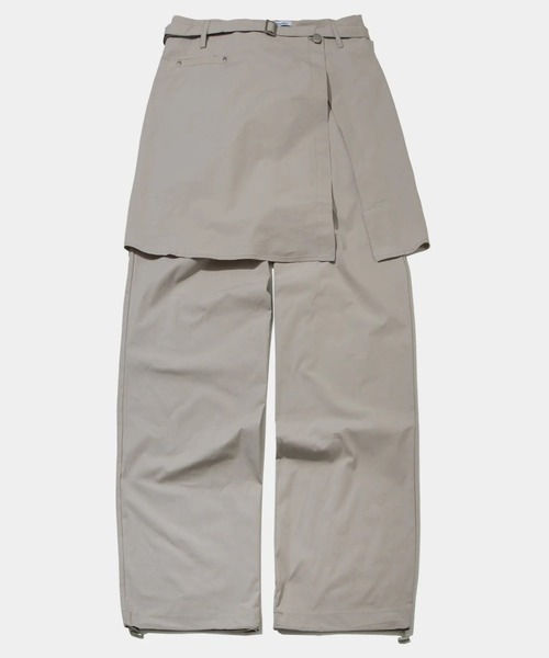 PLACE STUDIO（プレイススタジオ）の「PLACE STUDIO／ボタンベルトスカートパンツ（その他パンツ・レディース・ブラック/ベージュ/ネイビー・FREE）」の11枚目の写真