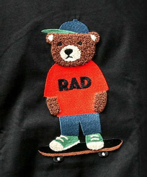 LUXSTYLE(ラグスタイル)の「くまサガラ刺繍半袖Tシャツ(Tシャツ/カットソー・メンズ・ホワイト/パープル/ブラック・L/M)」の13枚目の写真