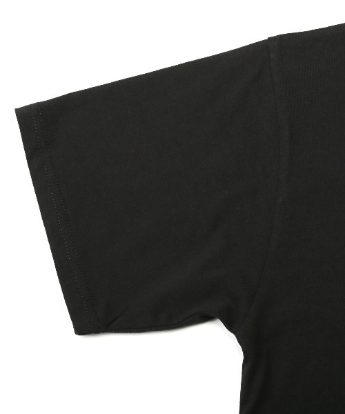 LUXSTYLE(ラグスタイル)の「くまサガラ刺繍半袖Tシャツ(Tシャツ/カットソー・メンズ・ホワイト/パープル/ブラック・L/M)」の5枚目の写真