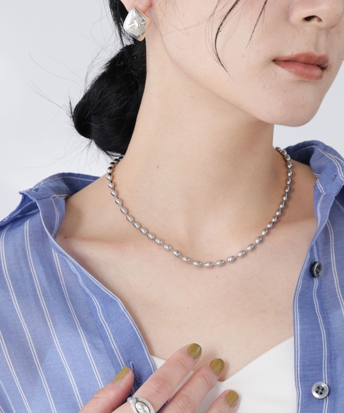 SOAC（ソーク）の「SOAC/Drop Chain Short Necklace（ネックレス・レディース・ゴールド/シルバー・FREE）」の2枚目の写真