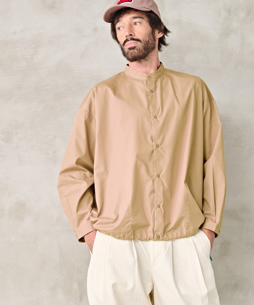 Kelen(ケレン)の「「KELEN MENS / ケレン メンズ」BALLOON SHIRT(シャツ/ブラウス・メンズ・ライラック/ブラック/ベージュ/チャコールグレー・40/38/42)」の3枚目の写真