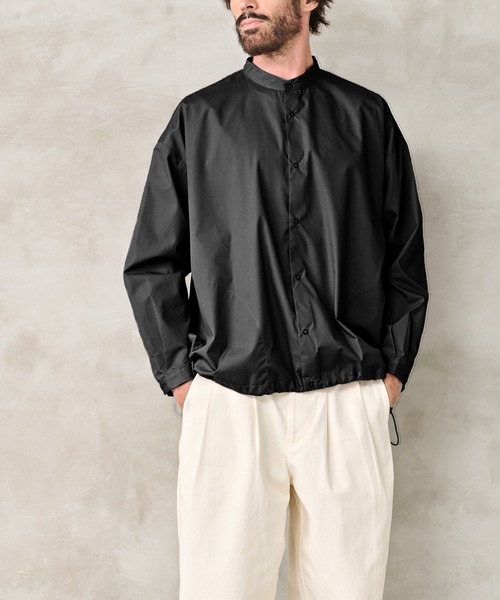 Kelen(ケレン)の「「KELEN MENS / ケレン メンズ」BALLOON SHIRT(シャツ/ブラウス・メンズ・ライラック/ブラック/ベージュ/チャコールグレー・40/38/42)」の2枚目の写真