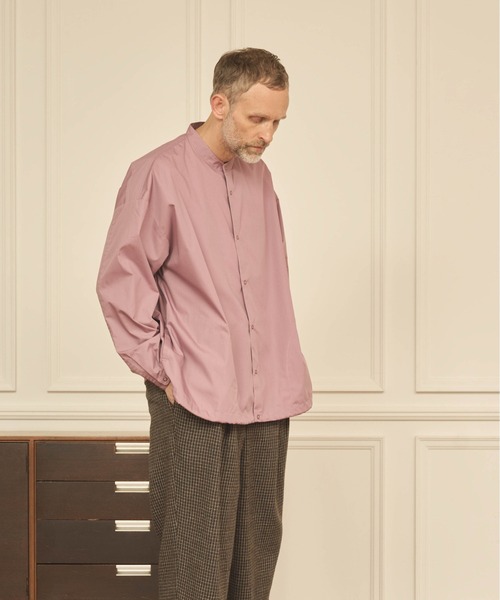 Kelen(ケレン)の「「KELEN MENS / ケレン メンズ」BALLOON SHIRT(シャツ/ブラウス・メンズ・ライラック/ブラック/ベージュ/チャコールグレー・40/38/42)」の17枚目の写真