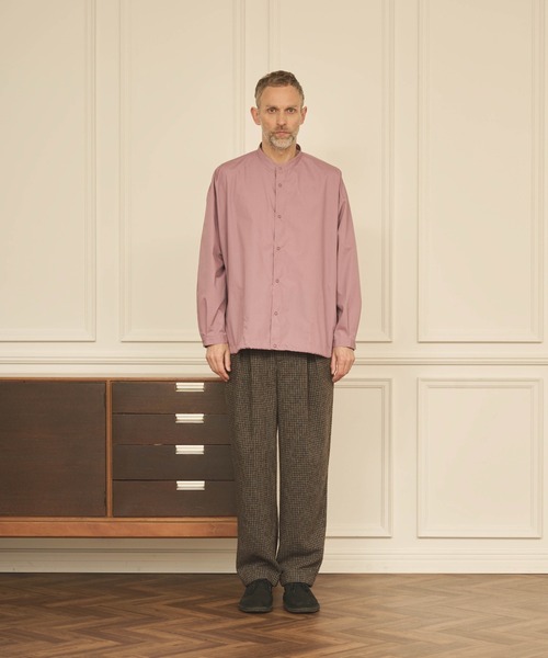 Kelen(ケレン)の「「KELEN MENS / ケレン メンズ」BALLOON SHIRT(シャツ/ブラウス・メンズ・ライラック/ブラック/ベージュ/チャコールグレー・40/38/42)」の22枚目の写真