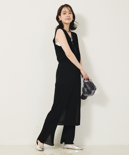 abahouse mavie(アバハウスマヴィ)の「【セットアップ対応】ニットスカートレイヤードパンツ(その他パンツ・レディース・ブラック/ブラウン・フリー)」の15枚目の写真