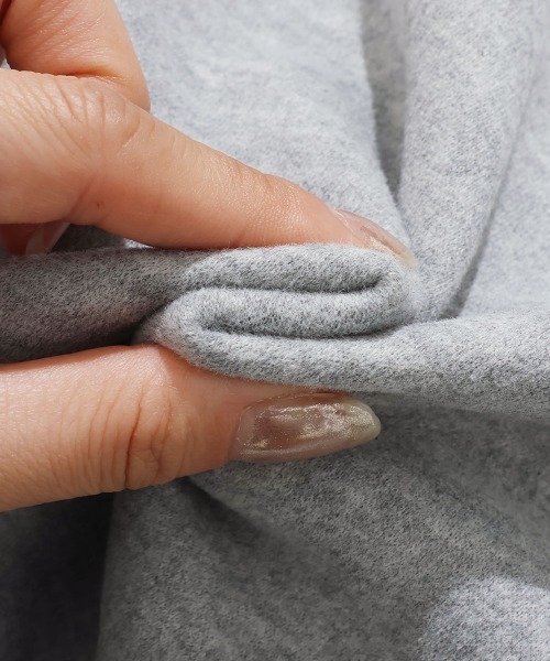 KRIFF MAYER Lady's Collection（クリフメイヤーレディースコレクション）の「裏起毛杢スウェットワンピース（スウェット・レディース・チャコール/オートミール/グリーン/カラフル/グレー/ブルー・MEDIUM/LARGE）」の15枚目の写真