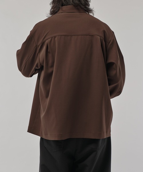 CULLNI（クルニ）の「【CULLNI/クルニ】ポケ付き比翼シャツ（シャツ/ブラウス・メンズ・アイボリー/ブラック/ブラウン・1/2）」の20枚目の写真