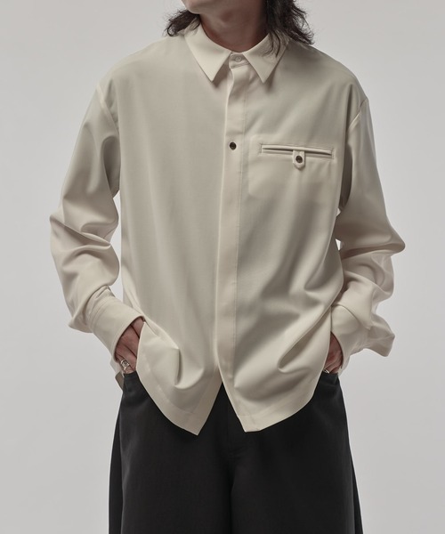 CULLNI/クルニ】ポケ付き比翼シャツ（シャツ/ブラウス）｜CULLNI