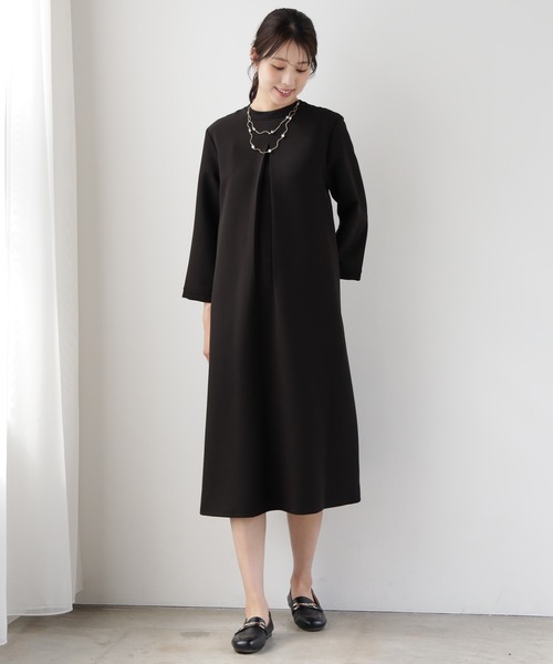 DRESS PLUS（ドレスプラス）の「品さ際立つ前後2wayフォーマルワンピース（ドレス・レディース・ブラック/ネイビー・XL/L/M）」の15枚目の写真