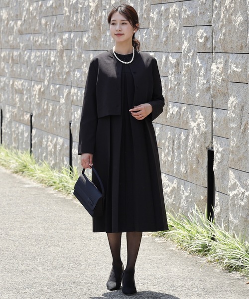 DRESS PLUS（ドレスプラス）の「品さ際立つ前後2wayフォーマルワンピース（ドレス・レディース・ブラック/ネイビー・XL/L/M）」の20枚目の写真