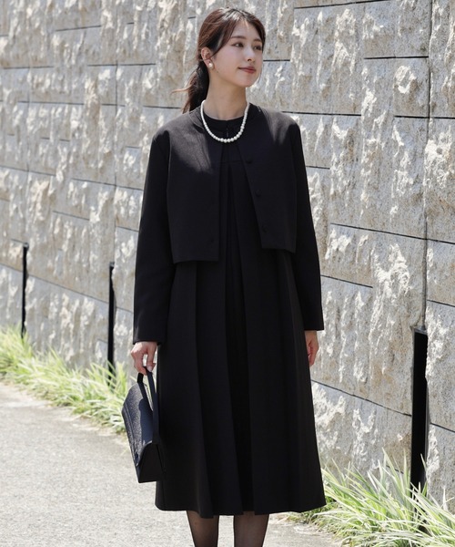 DRESS PLUS（ドレスプラス）の「品さ際立つ前後2wayフォーマルワンピース（ドレス・レディース・ブラック/ネイビー・XL/L/M）」の21枚目の写真