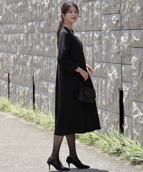 DRESS PLUS（ドレスプラス）の「品さ際立つ前後2wayフォーマルワンピース（ドレス・レディース・ブラック/ネイビー・XL/L/M）」の22枚目の写真