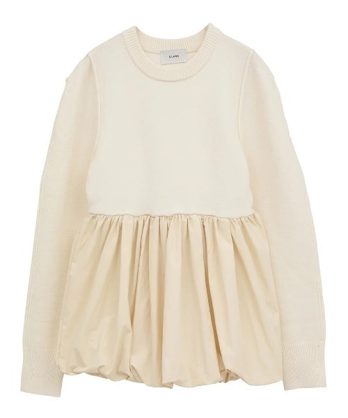 セール】CLANE/クラネ/DOCKING POWERSHOULDER KNIT TOPS（ニット