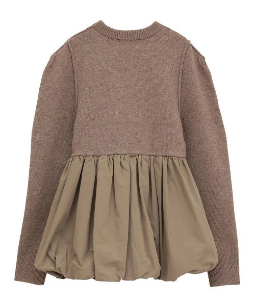 セール】CLANE/クラネ/DOCKING POWERSHOULDER KNIT TOPS（ニット