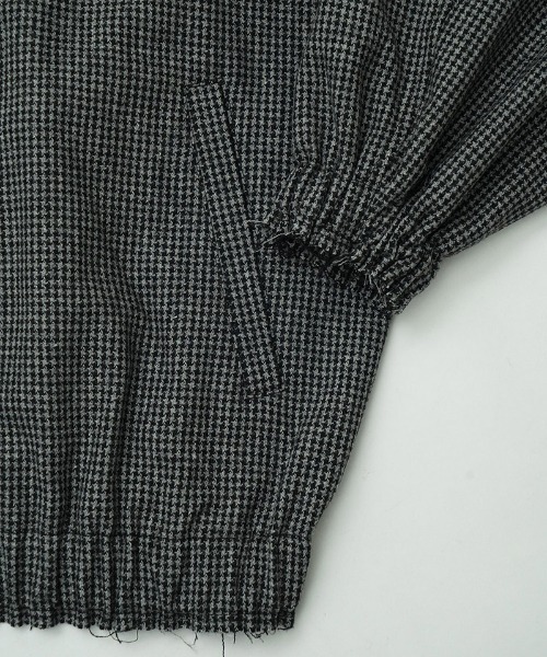 EGO TRIPPING（エゴトリッピング）の「mj10949-OVALB BLOUSON ブルゾン（ブルゾン・メンズ・アイボリー/グレー系その他/チャコールグレー×ブラック・46/48）」の17枚目の写真