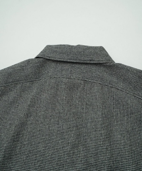 EGO TRIPPING（エゴトリッピング）の「mj10949-OVALB BLOUSON ブルゾン（ブルゾン・メンズ・アイボリー/グレー系その他/チャコールグレー×ブラック・46/48）」の9枚目の写真