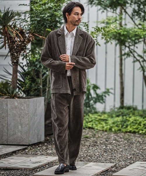 CAMBIO(カンビオ)の「mj10920-chenille Fabric Double Breast Jacket ダブルブレストジャケット(テーラードジャケット・メンズ・ブラック/グレー/ブラウン・M/L)」の7枚目の写真