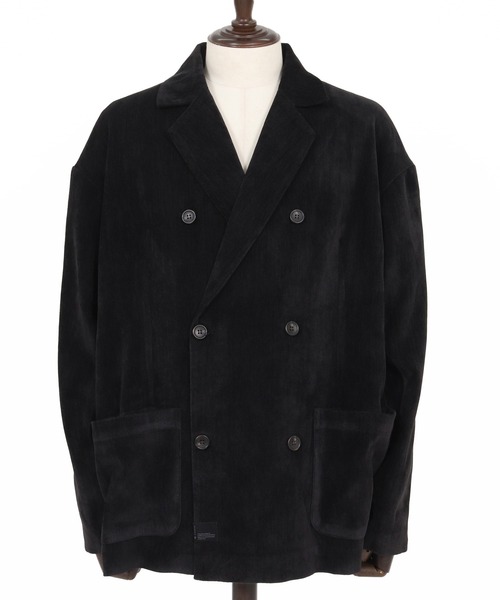 CAMBIO(カンビオ)の「mj10920-chenille Fabric Double Breast Jacket ダブルブレストジャケット(テーラードジャケット・メンズ・ブラック/グレー/ブラウン・M/L)」の19枚目の写真