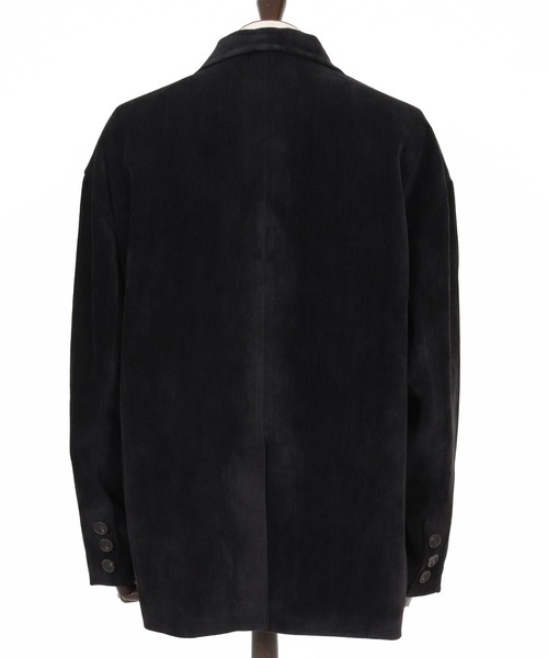 CAMBIO(カンビオ)の「mj10920-chenille Fabric Double Breast Jacket ダブルブレストジャケット(テーラードジャケット・メンズ・ブラック/グレー/ブラウン・M/L)」の18枚目の写真