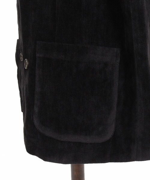 CAMBIO(カンビオ)の「mj10920-chenille Fabric Double Breast Jacket ダブルブレストジャケット(テーラードジャケット・メンズ・ブラック/グレー/ブラウン・M/L)」の13枚目の写真