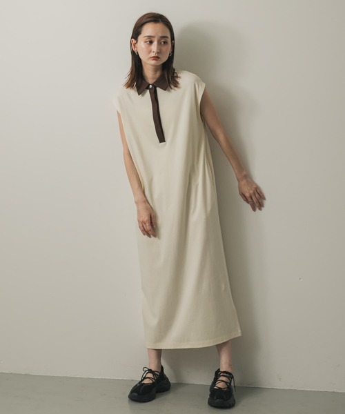 セール】カットポロシャツワンピース（ワンピース）｜SENSE OF PLACE