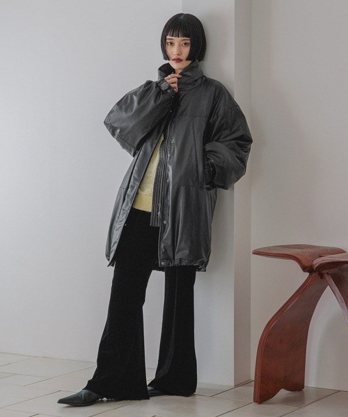 レザーモンスターコート 580459（ブルゾン）｜LOWRYS FARM（ローリーズ