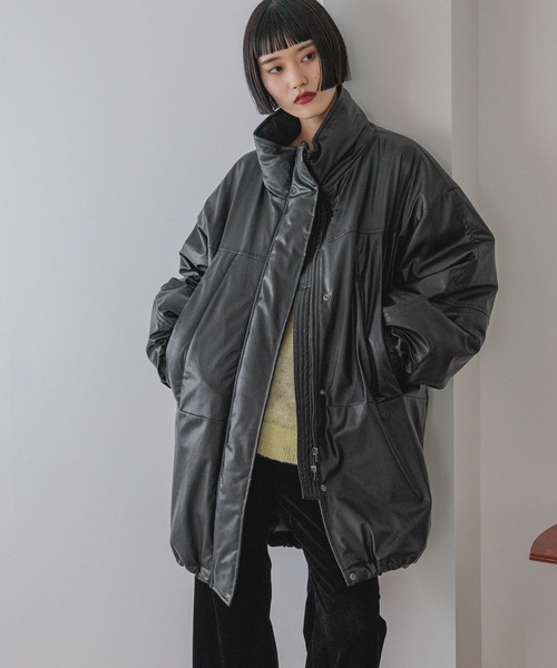 レザーモンスターコート 580459（ブルゾン）｜LOWRYS FARM（ローリーズ