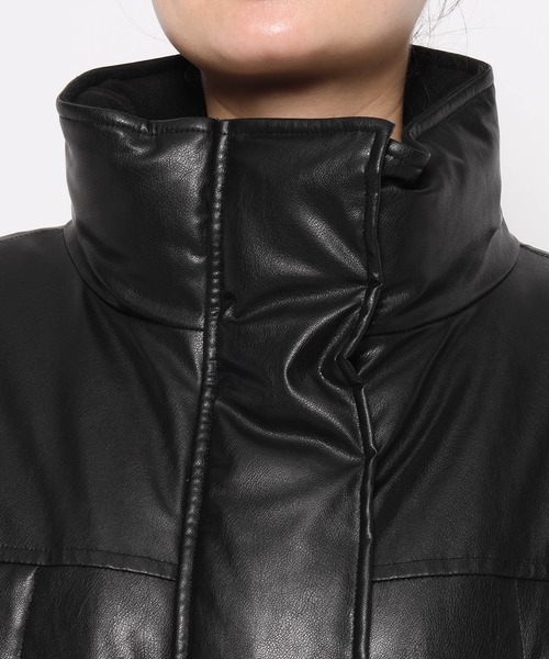 レザーモンスターコート 580459（ブルゾン）｜LOWRYS FARM（ローリーズ