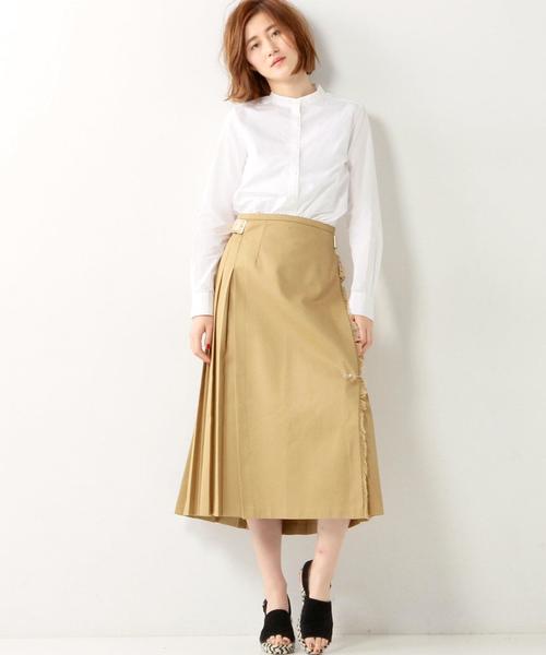 UNITED ARROWS（ユナイテッドアローズ）の「＜O'NEIL OF DUBLIN＞キルトスカート-united LOVE project 2016†◆（スカート・レディース・ベージュ・10/8）」の7枚目の写真