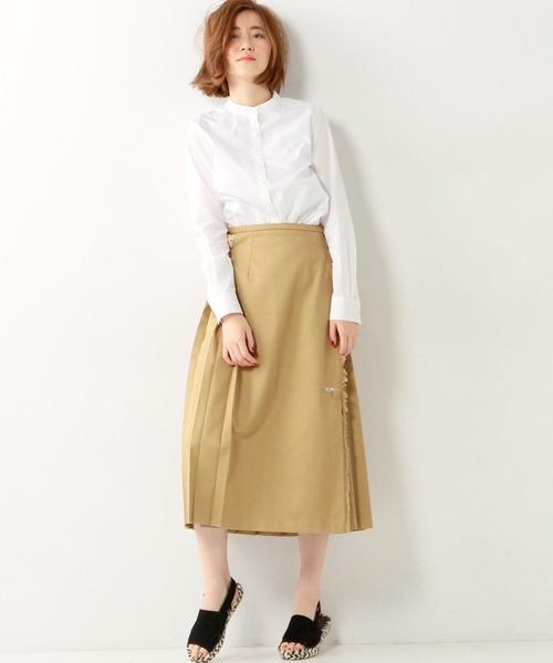 UNITED ARROWS（ユナイテッドアローズ）の「＜O'NEIL OF DUBLIN＞キルトスカート-united LOVE project 2016†◆（スカート・レディース・ベージュ・10/8）」の8枚目の写真