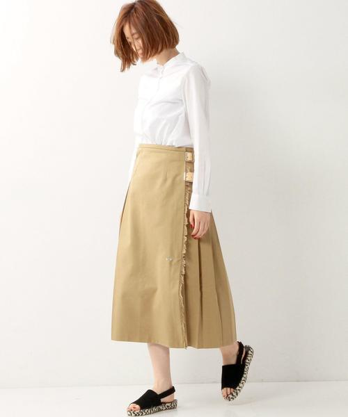 UNITED ARROWS（ユナイテッドアローズ）の「＜O'NEIL OF DUBLIN＞キルトスカート-united LOVE project 2016†◆（スカート・レディース・ベージュ・10/8）」の9枚目の写真