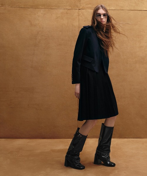 CHARLES & KEITH(チャールズ & キース)の「Robbie ロビー スラウチーブロックヒールロングブーツ(ブーツ・レディース・ブラウン/ブラック・25.5cm/25cm/24.5cm/23.5cm/23cm/22.5cm)」の16枚目の写真
