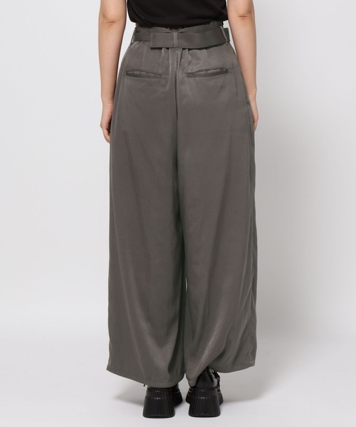 HARE（ハレ）の「【百田夏菜子着用/SET UP対応 】KIHINNベルトワイドパンツ(HARE)（その他パンツ・レディース・グレイッシュベージュ/ブラック・FREE）」の14枚目の写真