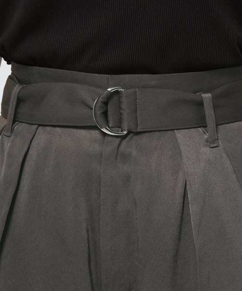 HARE（ハレ）の「【百田夏菜子着用/SET UP対応 】KIHINNベルトワイドパンツ(HARE)（その他パンツ・レディース・グレイッシュベージュ/ブラック・FREE）」の15枚目の写真