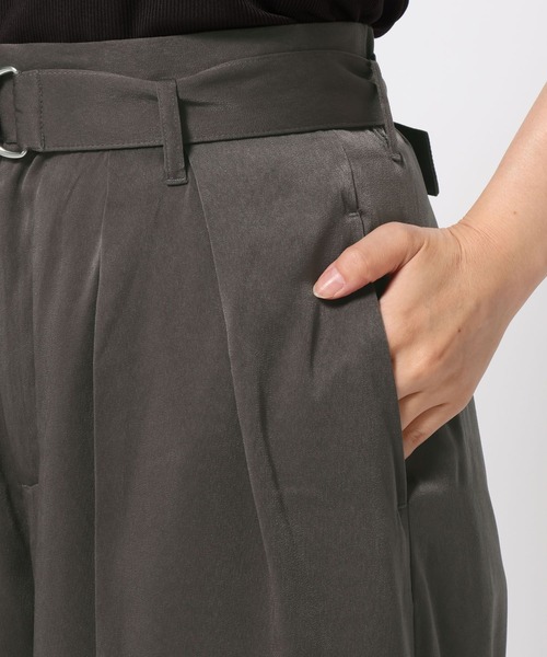 HARE（ハレ）の「【百田夏菜子着用/SET UP対応 】KIHINNベルトワイドパンツ(HARE)（その他パンツ・レディース・グレイッシュベージュ/ブラック・FREE）」の16枚目の写真