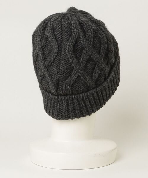 HELLY HANSEN(ヘリーハンセン)の「【HELLY HANSEN】Cable Beanie(ニットキャップ/ビーニー・メンズ・ブラック・FREE)」の4枚目の写真