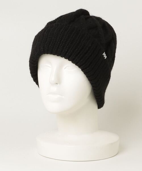 HELLY HANSEN(ヘリーハンセン)の「【HELLY HANSEN】Cable Beanie(ニットキャップ/ビーニー・メンズ・ブラック・FREE)」の2枚目の写真
