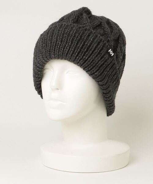 HELLY HANSEN(ヘリーハンセン)の「【HELLY HANSEN】Cable Beanie(ニットキャップ/ビーニー・メンズ・ブラック・FREE)」の3枚目の写真