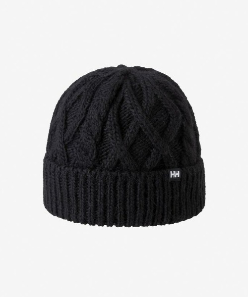 HELLY HANSEN(ヘリーハンセン)の「【HELLY HANSEN】Cable Beanie(ニットキャップ/ビーニー・メンズ・ブラック/グレー・FREE)」の6枚目の写真