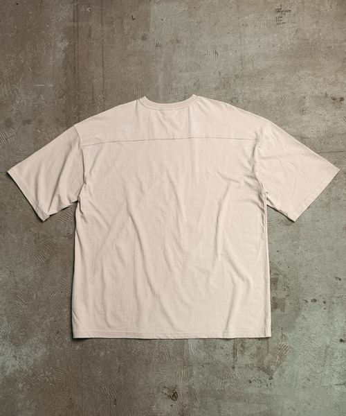CALIFORNIA OUTFITTERS(カリフォルニア アウトフィッターズ)の「7D28 ハーフスリーブ ワイドTシャツ(Tシャツ/カットソー・メンズ・ベージュ・FREE)」の2枚目の写真