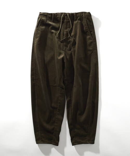 FREAK'S STORE（フリークスストア）の「限定展開 ワイドシルエット コーデュロイ カーブパンツ / テーパードシルエット（その他パンツ・メンズ・ブラウン/ベージュ/ブラック/チャコールグレー・LARGE/MEDIUM/SMALL）」の8枚目の写真